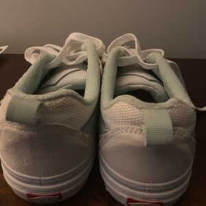 Vans Kids Sneakers in White and Mint